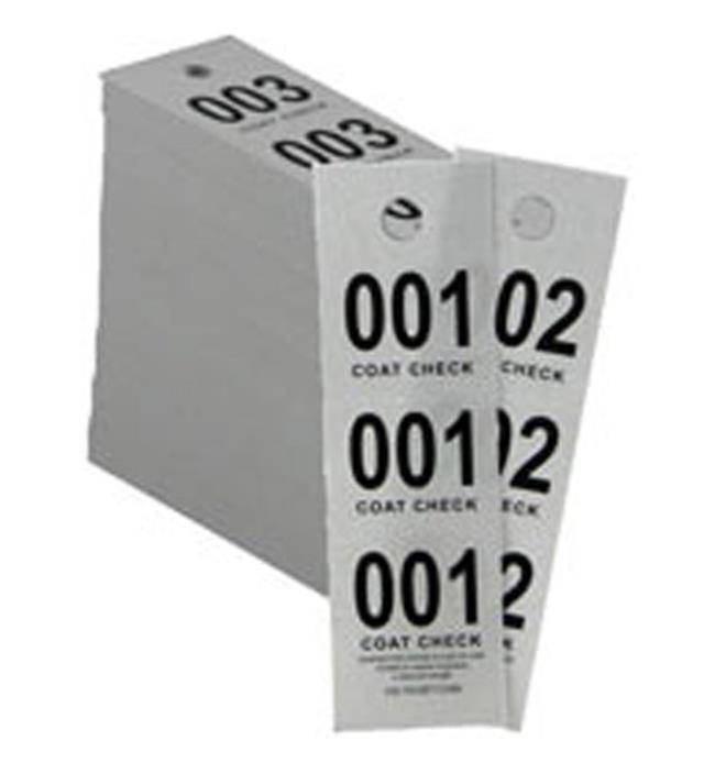 Rental store for COAT CHECK TICKETS  TRIPLICATE in Houston TX